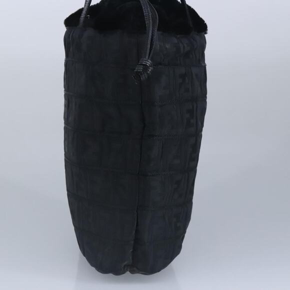 FENDI Zucca Canvas Hand Bag Black - Picture 5 of 12